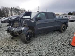 2020 Chevrolet Silverado 1500 Custom with VIN 1GCUYBEF1LZ206401, listed as a Copart auction lot 48477775 with Not provided miles and Salvage title. Bid and sale history available at DreamBid. Image 1.