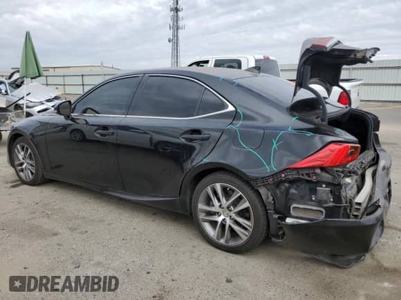 2019 Lexus IS 300 z VIN JTHBA1D27K5095541, wystawiony jako Copart lot #84733505 z przebiegiem 56 177 mil mil oraz Szkoda całkowita • Salvage title. Historia ofert i sprzedaży dostępna na DreamBid. Obrazek 2.