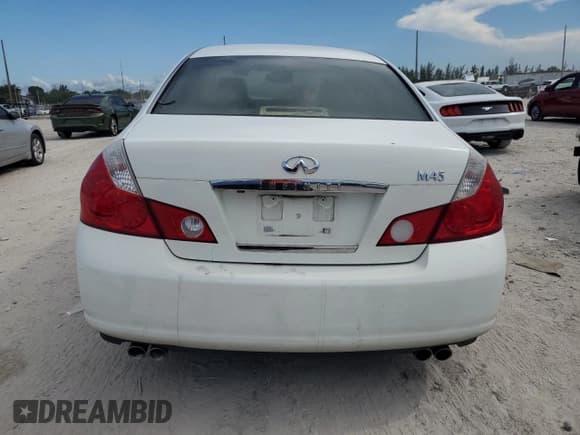 ✅ 2006 Infiniti M Sport • VIN: JNKBY01E36M202990 • Lot: 64299725. Listed on Copart with 187,930 mi. Free auction sales archive from the USA and detailed vehicle history report at DreamBid. Image 6.