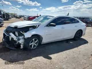2017 Chevrolet Malibu LS z VIN 1G1ZB5ST0HF246148, wystawiony jako Copart lot #72062335 z przebiegiem Nie podano mil oraz Szkoda całkowita • Salvage title. Historia ofert i sprzedaży dostępna na DreamBid. Obrazek 1.