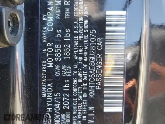 ✅ 2016 Hyundai Veloster Turbo • VIN: KMHTC6AE8GU281075 • Lot: 61605505. Wystawiony na Copart z przebiegiem 125 904 mil. Bezpłatny archiwum sprzedaży aukcyjnych z USA i szczegółowy raport historii pojazdu na DreamBid. Zdjęcie 12.