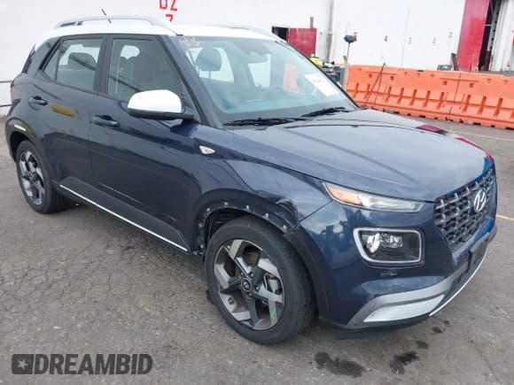 ✅ 2023 Hyundai Venue SEL • VIN: KMHRC8A30PU253470 • Lot: 43184022. Listed on IAAI with 41,543 mi. Free auction sales archive from the USA and detailed vehicle history report at DreamBid. Image 1.