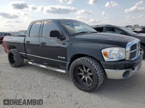 2007 Dodge 1500 SLT with VIN 1D7HA18277S267460, listed as a Copart auction lot 69824424 with 249,567 mi miles and Salvage title. Bid and sale history available at DreamBid. Image 4.