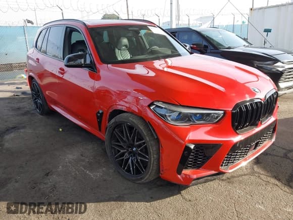 ✅ 2020 BMW X5 M Competition • VIN: 5YMJU0C00L9B05717 • Лот: 41471951. Опубликован ранее на IAAI с пробегом 34 112 миль. Бесплатный доступ к архиву аукционных продаж из США и подробный отчёт об истории автомобиля на DreamBid. Изображение 1.