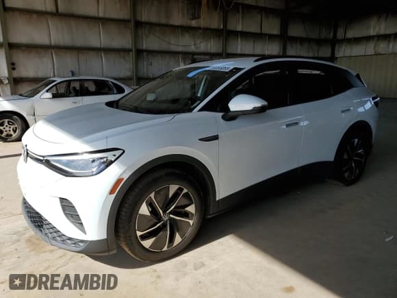 ✅ 2021 Volkswagen ID.4 Pro • VIN: WVGRMPE20MP031269 • Lot: 59055055. Listed on Copart with 68,231 mi. Free auction sales archive from the USA and detailed vehicle history report at DreamBid. Image 1.