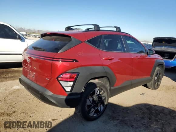 2024 Hyundai Kona SEL with VIN KM8HBCAB9RU101957, listed as a Copart auction lot 88170605 with 2,557 mi miles and Salvage title. Bid and sale history available at DreamBid. Image 3.