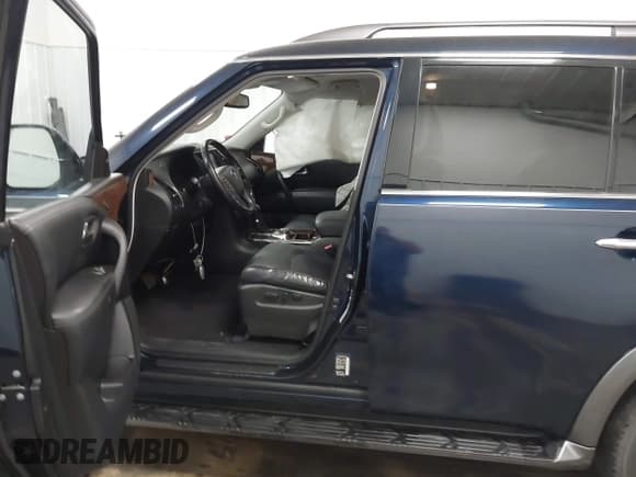 ✅ 2019 Nissan Armada SV • VIN: JN8AY2NC4K9581551 • Lot: 43378676. Listed on IAAI with 104,427 mi. Free auction sales archive from the USA and detailed vehicle history report at DreamBid. Image 5.