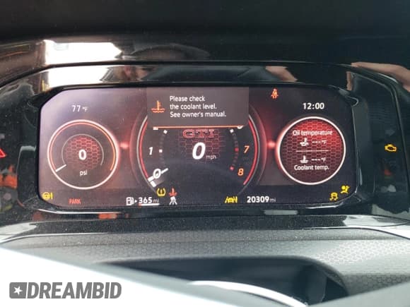 ✅ 2023 Volkswagen Golf GTI SE • VIN: WVW2A7CD9PW186951 • Lot: 58918155. Wystawiony na Copart z przebiegiem 20 309 mil. Bezpłatny archiwum sprzedaży aukcyjnych z USA i szczegółowy raport historii pojazdu na DreamBid. Zdjęcie 9.