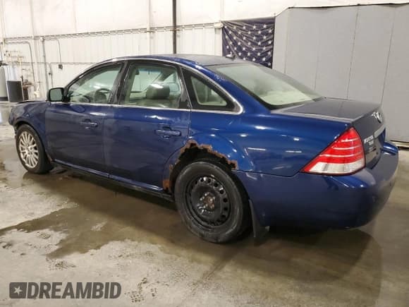 ✅ 2007 Mercury Montego Premier • VIN: 1MEHM42117G607075 • Lot: 42011545. Listed on Copart with 268,319 mi. Free auction sales archive from the USA and detailed vehicle history report at DreamBid. Image 2.