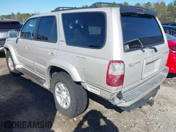 ✅ 2000 Toyota 4Runner Limited • VIN: JT3HN87R5Y9043705 • Lot: 41814717. Listed on IAAI with 266,623 mi. Free auction sales archive from the USA and detailed vehicle history report at DreamBid. Image 3.