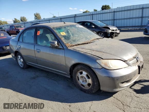 ✅ 2004 Honda Civic • VIN: JHMES96614S019827 • Lot: 86267665. Wystawiony na Copart z przebiegiem 227 320 mil. Bezpłatny archiwum sprzedaży aukcyjnych z USA i szczegółowy raport historii pojazdu na DreamBid. Zdjęcie 4.