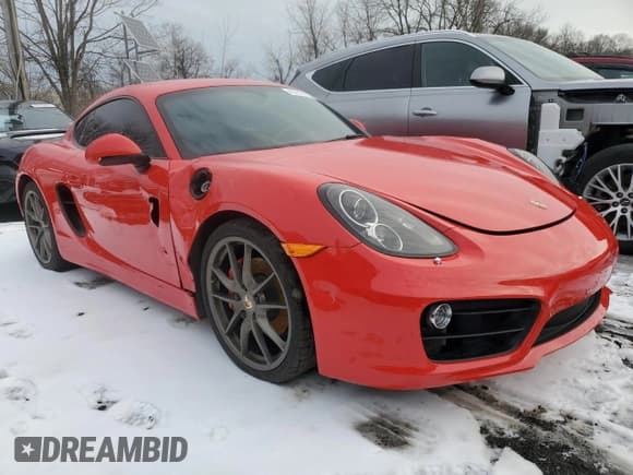 ✅ 2014 Porsche Cayman S • VIN: WP0AB2A80EK191347 • Lot: 43787315. Wystawiony na Copart z przebiegiem 67 754 mil. Bezpłatny archiwum sprzedaży aukcyjnych z USA i szczegółowy raport historii pojazdu na DreamBid. Zdjęcie 4.