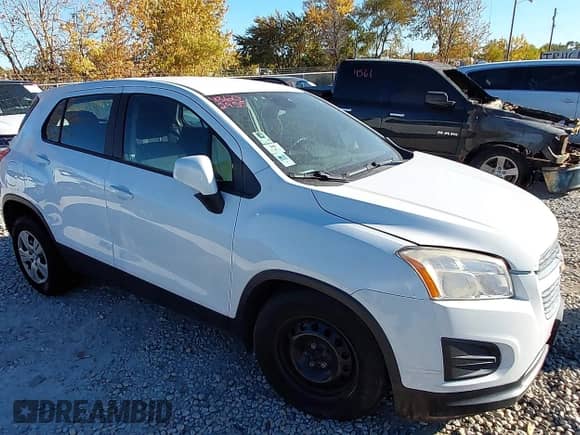 2015 Chevrolet Trax LS с VIN KL7CJKSB1FB112904, выставлен на аукционе IAAI как лот 43602955 с пробегом 169 132 миль миль и . История ставок и продаж доступна на DreamBid. Изображение 1.