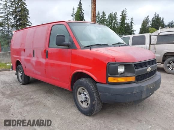 ✅ 2008 Chevrolet City Express Cargo • VIN: 1GCHG35KX81226174 • Lot: 42270598. Listed on IAAI with 208,054 mi. Free auction sales archive from the USA and detailed vehicle history report at DreamBid. Image 1.