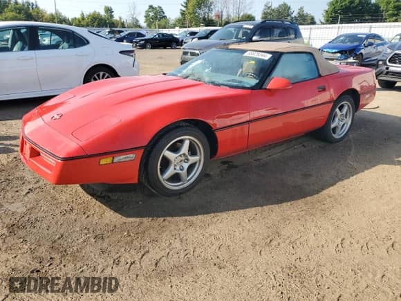 1987 Chevrolet Corvette with VIN 1G1YY3187H5124758, listed as a Copart auction lot 68829344 with Not provided miles and Non repairable. Bid and sale history available at DreamBid. Image 1.