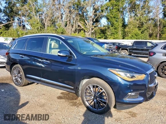 ✅ 2019 Infiniti QX60 Luxe • VIN: 5N1DL0MM1KC525605 • Lot: 95698605. Listed on Copart with 195,539 mi. Free auction sales archive from the USA and detailed vehicle history report at DreamBid. Image 4.
