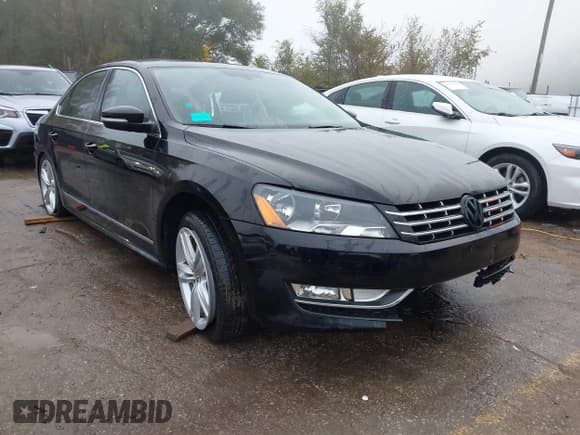 ✅ 2015 Volkswagen Passat SEL Premium • VIN: 1VWCV7A35FC022497 • Lot: 43546687. Listed on IAAI with 159,151 mi. Free auction sales archive from the USA and detailed vehicle history report at DreamBid. Image 1.