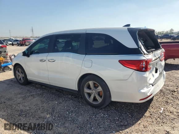 ✅ 2020 Honda Odyssey EX • VIN: 5FNRL6H55LB027511 • Lot: 82781495. Listed on Copart with 79,653 mi. Free auction sales archive from the USA and detailed vehicle history report at DreamBid. Image 2.