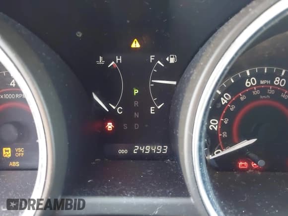 ✅ 2008 Toyota Highlander Limited • VIN: JTEDS42A082031916 • Lot: 43346652. Listed on IAAI with 249,493 mi. Free auction sales archive from the USA and detailed vehicle history report at DreamBid. Image 7.