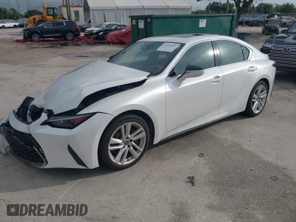 ✅ 2024 Lexus IS 300 • VIN: JTHCA1D27R5129265 • Lot: 42553097. Listed on IAAI with 23,989 mi. Free auction sales archive from the USA and detailed vehicle history report at DreamBid. Image 2.
