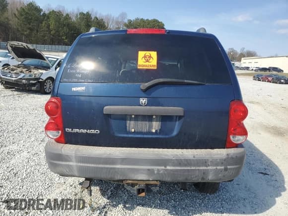 ✅ 2006 Dodge Durango SXT • VIN: 1D4HB38N06F121005 • Лот: 47610215. Опубликован ранее на Copart с пробегом Не указан. Бесплатный доступ к архиву аукционных продаж из США и подробный отчёт об истории автомобиля на DreamBid. Изображение 6.