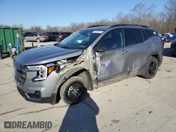 ✅ 2023 GMC Terrain AT4 • VIN: 3GKALYEG1PL229465 • Lot: 48494955. Listed on Copart with 23,865 mi. Free auction sales archive from the USA and detailed vehicle history report at DreamBid. Image 1.