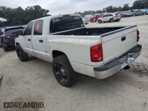 2005 Dodge Dakota SLT with VIN 1D7HE48N85S165422, listed as a Copart auction lot 79290624 with Not provided miles and Clean title. Bid and sale history available at DreamBid. Image 2.