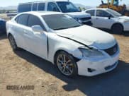 ✅ 2008 Lexus IS 250 • VIN: JTHBK262985060265 • Lot: 43544064. Listed on IAAI with 191,102 mi. Free auction sales archive from the USA and detailed vehicle history report at DreamBid. Image 1.