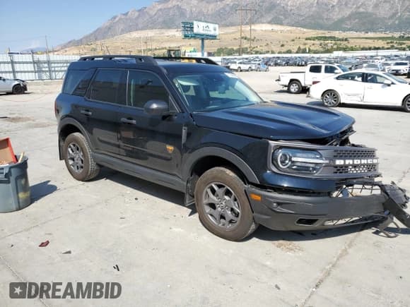 ✅ 2024 Ford Bronco Sport Badlands • VIN: 3FMCR9D91RRF23889 • Lot: 71794465. Listed on Copart with 8,893 mi. Free auction sales archive from the USA and detailed vehicle history report at DreamBid. Image 4.