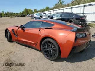2015 Chevrolet Corvette Z06 3LZ с VIN 1G1YU2D61F5604792, выставлен на аукционе Copart как лот 69976954 с пробегом 16 658 миль миль и Списание • Salvage title. История ставок и продаж доступна на DreamBid. Изображение 2.