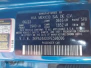 ✅ 2023 Kia Rio S • VIN: 3KPA24AD0PE598096 • Лот: 43370513. Опубликован ранее на IAAI с пробегом 10 182 миль. Бесплатный доступ к архиву аукционных продаж из США и подробный отчёт об истории автомобиля на DreamBid. Изображение 9.