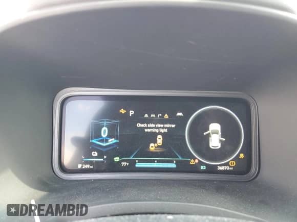 2022 Hyundai Kona Limited z VIN KM8K53AG6NU136376, wystawiony jako Copart lot #69072474 z przebiegiem 36 870 mil mil oraz Szkoda całkowita • Salvage title. Historia ofert i sprzedaży dostępna na DreamBid. Obrazek 9.