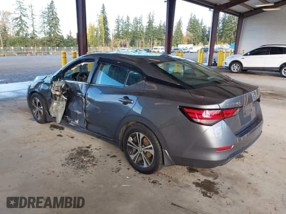 ✅ 2020 Nissan Sentra SV • VIN: 3N1AB8CV0LY287793 • Lot: 43546668. Listed on IAAI with 30,134 mi. Free auction sales archive from the USA and detailed vehicle history report at DreamBid. Image 3.