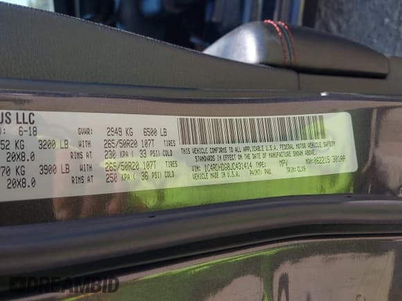 ✅ 2018 Dodge Durango GT • VIN: 1C4RDHDG8JC431414 • Lot: 43607258. Wystawiony na IAAI z przebiegiem 60 513 mil. Bezpłatny archiwum sprzedaży aukcyjnych z USA i szczegółowy raport historii pojazdu na DreamBid. Zdjęcie 9.