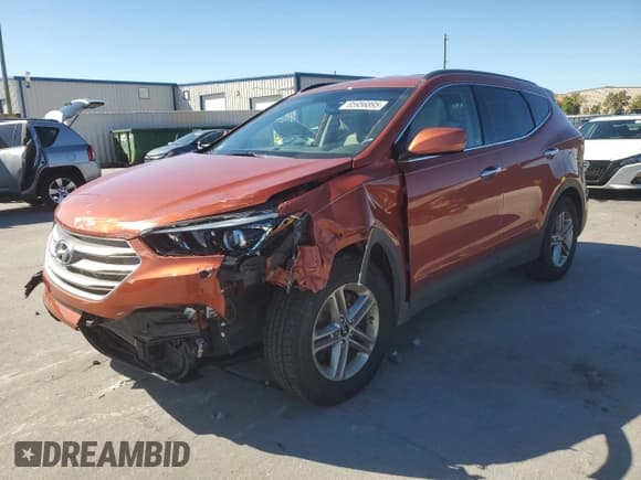 ✅ 2017 Hyundai Santa Fe 2.4L • VIN: 5XYZU3LB1HG492456 • Лот: 85956895. Опубликован ранее на Copart с пробегом 50 632 миль. Бесплатный доступ к архиву аукционных продаж из США и подробный отчёт об истории автомобиля на DreamBid. Изображение 1.