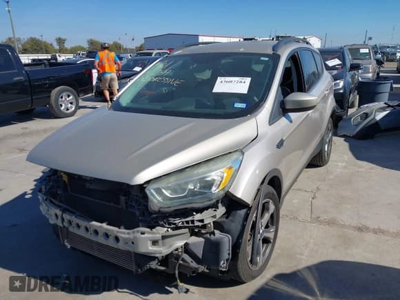 ✅ 2017 Ford Escape SE • VIN: 1FMCU0G95HUA38393 • Lot: 43607284. Listed on IAAI with 91,833 mi. Free auction sales archive from the USA and detailed vehicle history report at DreamBid. Image 2.