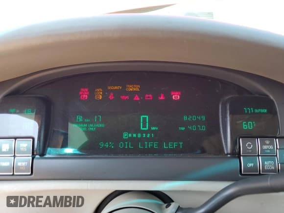 ✅ 1999 Cadillac DeVille • VIN: 1G6KD54Y7XU723747 • Lot: 59883975. Listed on Copart with 82,049 mi. Free auction sales archive from the USA and detailed vehicle history report at DreamBid. Image 9.