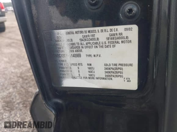 ✅ 2003 Chevrolet Avalanche • VIN: 3GNEC13T23G140969 • Лот: 43279991. Опубликован ранее на IAAI с пробегом 148 986 миль. Бесплатный доступ к архиву аукционных продаж из США и подробный отчёт об истории автомобиля на DreamBid. Изображение 9.