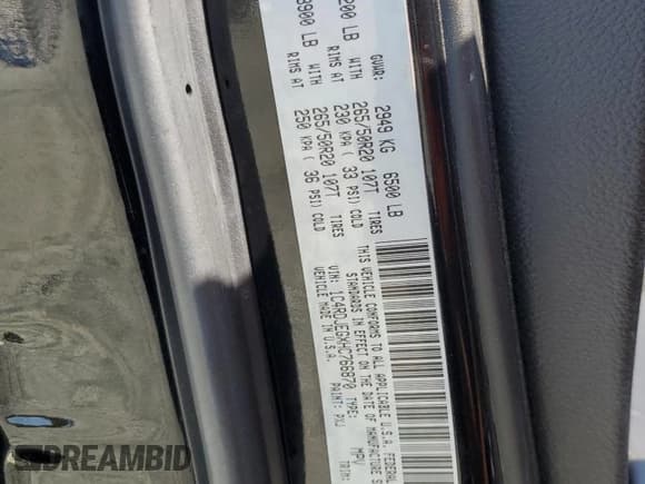 ✅ 2017 Dodge Durango Citadel • VIN: 1C4RDJEGXHC766870 • Лот: 53287365. Опубликован ранее на Copart с пробегом 222 047 миль. Бесплатный доступ к архиву аукционных продаж из США и подробный отчёт об истории автомобиля на DreamBid. Изображение 15.