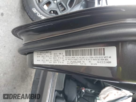 ✅ 2014 Jeep Wrangler Sport • VIN: 1C4AJWAG6EL230695 • Lot: 43687032. Listed on IAAI with 132,894 mi. Free auction sales archive from the USA and detailed vehicle history report at DreamBid. Image 9.