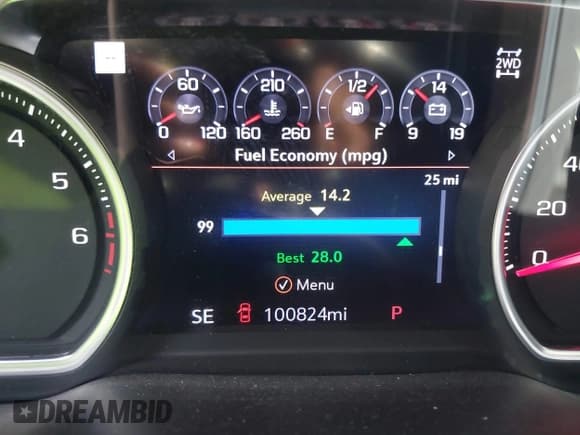 ✅ 2019 Chevrolet Silverado 1500 High Country • VIN: 3GCUYHEL4KG127750 • Lot: 43215730. Wystawiony na IAAI z przebiegiem 100 824 mil. Bezpłatny archiwum sprzedaży aukcyjnych z USA i szczegółowy raport historii pojazdu na DreamBid. Zdjęcie 15.