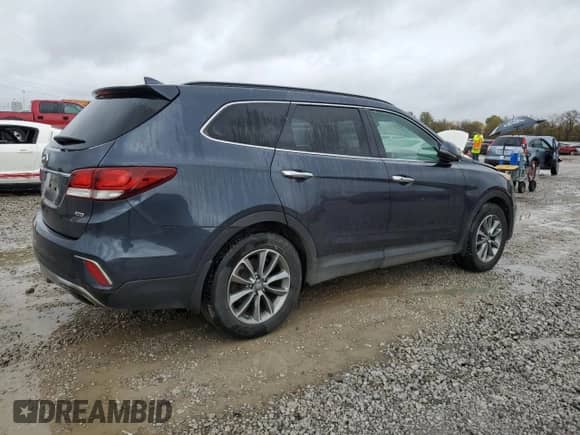 2019 Hyundai Santa Fe SE with VIN KM8SNDHF1KU302754, listed as a Copart auction lot 90800155 with 162,192 mi miles and Clean title. Bid and sale history available at DreamBid. Image 3.