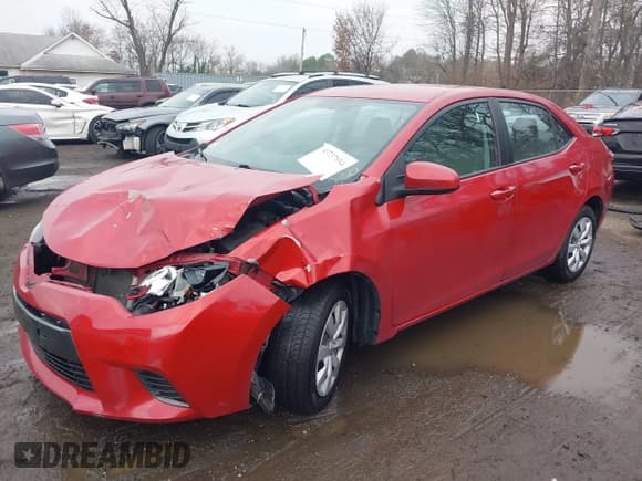 ✅ 2016 Toyota Corolla L • VIN: 2T1BURHE2GC627896 • Лот: 43737934. Опубликован ранее на IAAI с пробегом 126 569 миль. Бесплатный доступ к архиву аукционных продаж из США и подробный отчёт об истории автомобиля на DreamBid. Изображение 2.