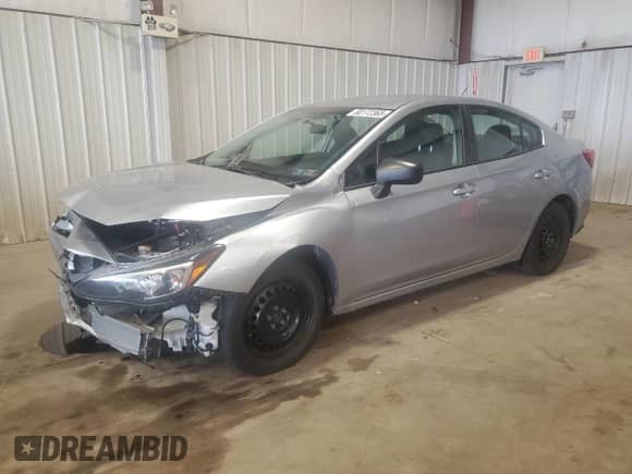 2020 Subaru Impreza with VIN 4S3GKAB66L3608379, listed as a Copart auction lot 80172365 with 36,118 mi miles and Salvage title. Bid and sale history available at DreamBid. Image 1.