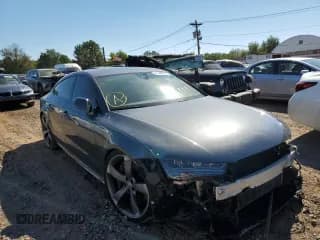 ✅ 2018 Audi S7 Prestige • VIN: WAU2FAFC3JN012000 • Lot: 57442612. Listed on Copart with 21,198 mi. Free auction sales archive from the USA and detailed vehicle history report at DreamBid. Image 1.