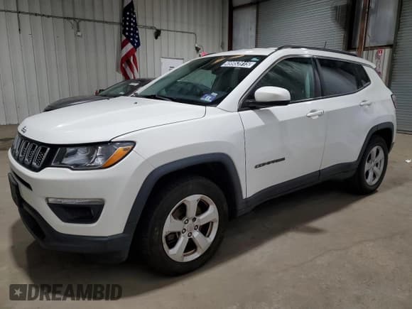 ✅ 2019 Jeep Compass Latitude • VIN: 3C4NJDBB9KT601678 • Lot: 49953915. Listed on Copart with 128,681 mi. Free auction sales archive from the USA and detailed vehicle history report at DreamBid. Image 1.