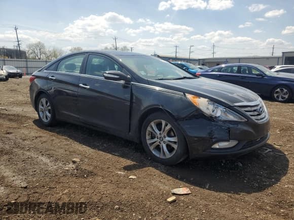 ✅ 2013 Hyundai Sonata Limited • VIN: 5NPEC4AC7DH504924 • Lot: 54246895. Listed on Copart with 168,569 mi. Free auction sales archive from the USA and detailed vehicle history report at DreamBid. Image 4.