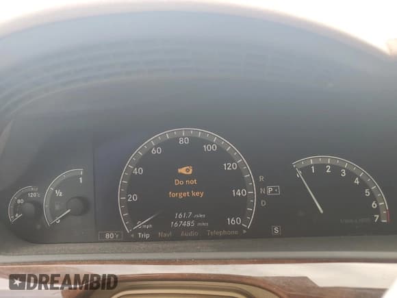 ✅ 2007 Mercedes-Benz S 550 • VIN: WDDNG86X37A126920 • Lot: 81603204. Listed on Copart with 167,485 mi. Free auction sales archive from the USA and detailed vehicle history report at DreamBid. Image 9.