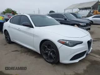 ✅ 2018 Alfa Romeo Giulia Ti Sport • VIN: ZARFAEEN8J7596983 • Lot: 42288356. Listed on IAAI with 78,696 mi. Free auction sales archive from the USA and detailed vehicle history report at DreamBid. Image 1.