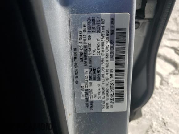 ✅ 2017 Mazda CX-5 Sport • VIN: JM3KFABL1H0113477 • Лот: 92038425. Опубликован ранее на Copart с пробегом 185 720 миль. Бесплатный доступ к архиву аукционных продаж из США и подробный отчёт об истории автомобиля на DreamBid. Изображение 13.